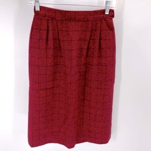 Vintage Wool Pendleton Skirt